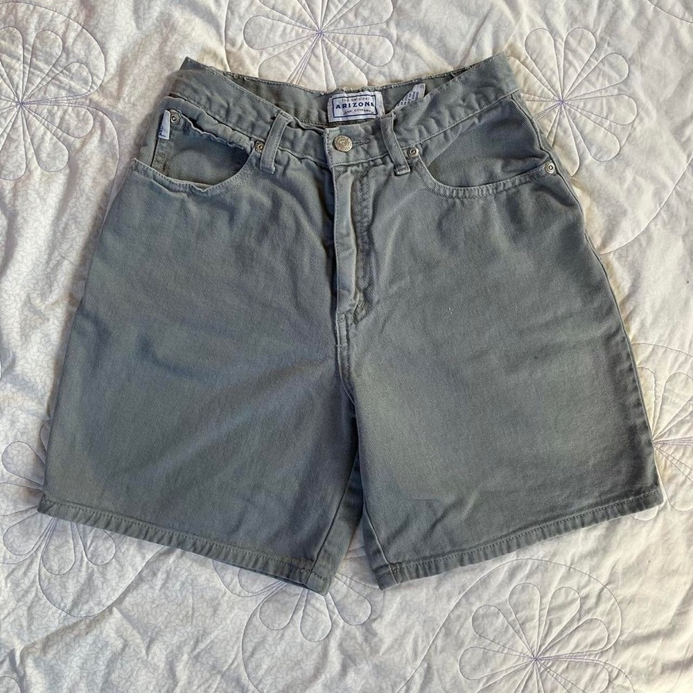 (SOLD) Vintage Arizona Pale Green/Grey Shorts